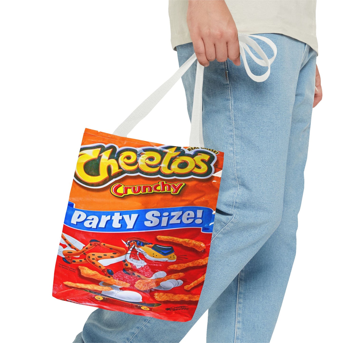 Cheetos Crunchy Party Size Tote Bag 13' X 13"