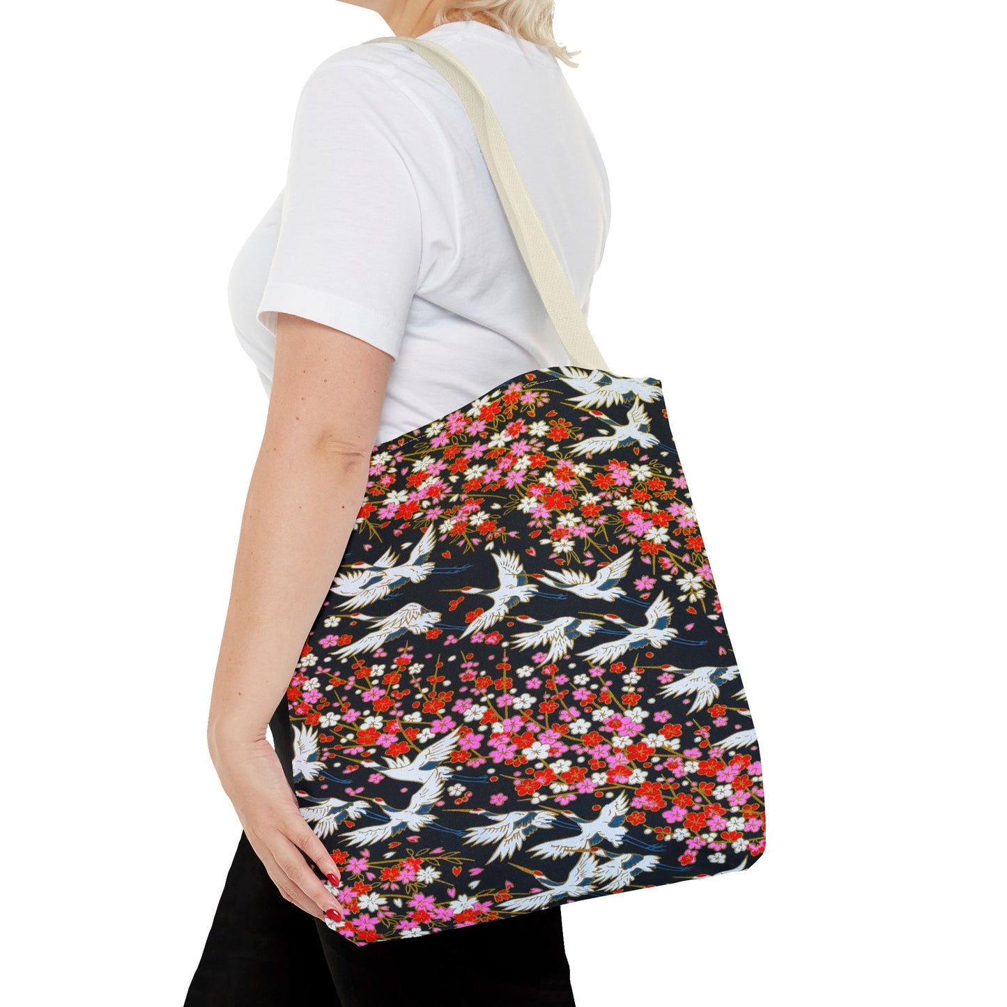 Birds Wisteria Tote Bag