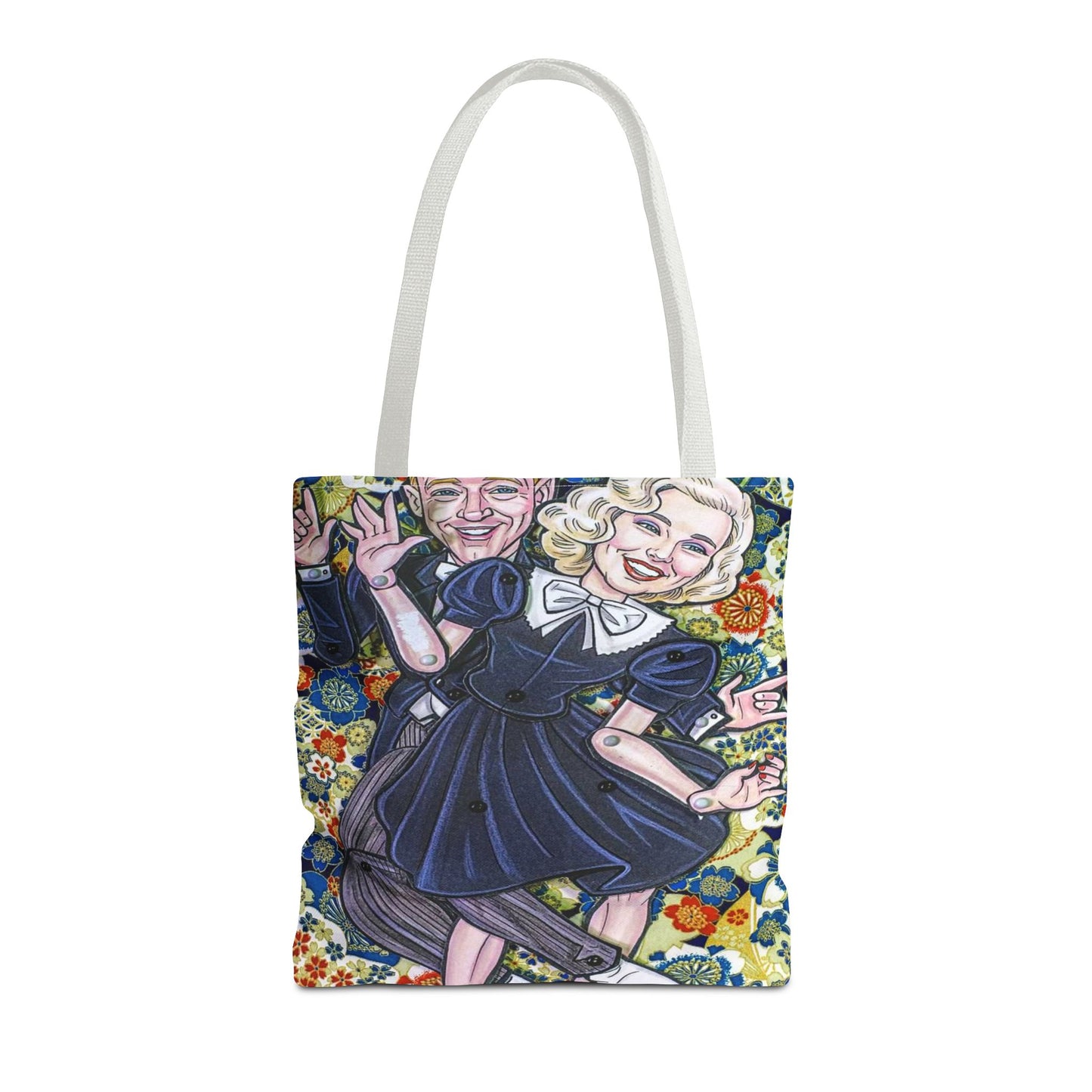 Fred Astaire Ginger Rodgers Dancing Stars Tote Bag 3
