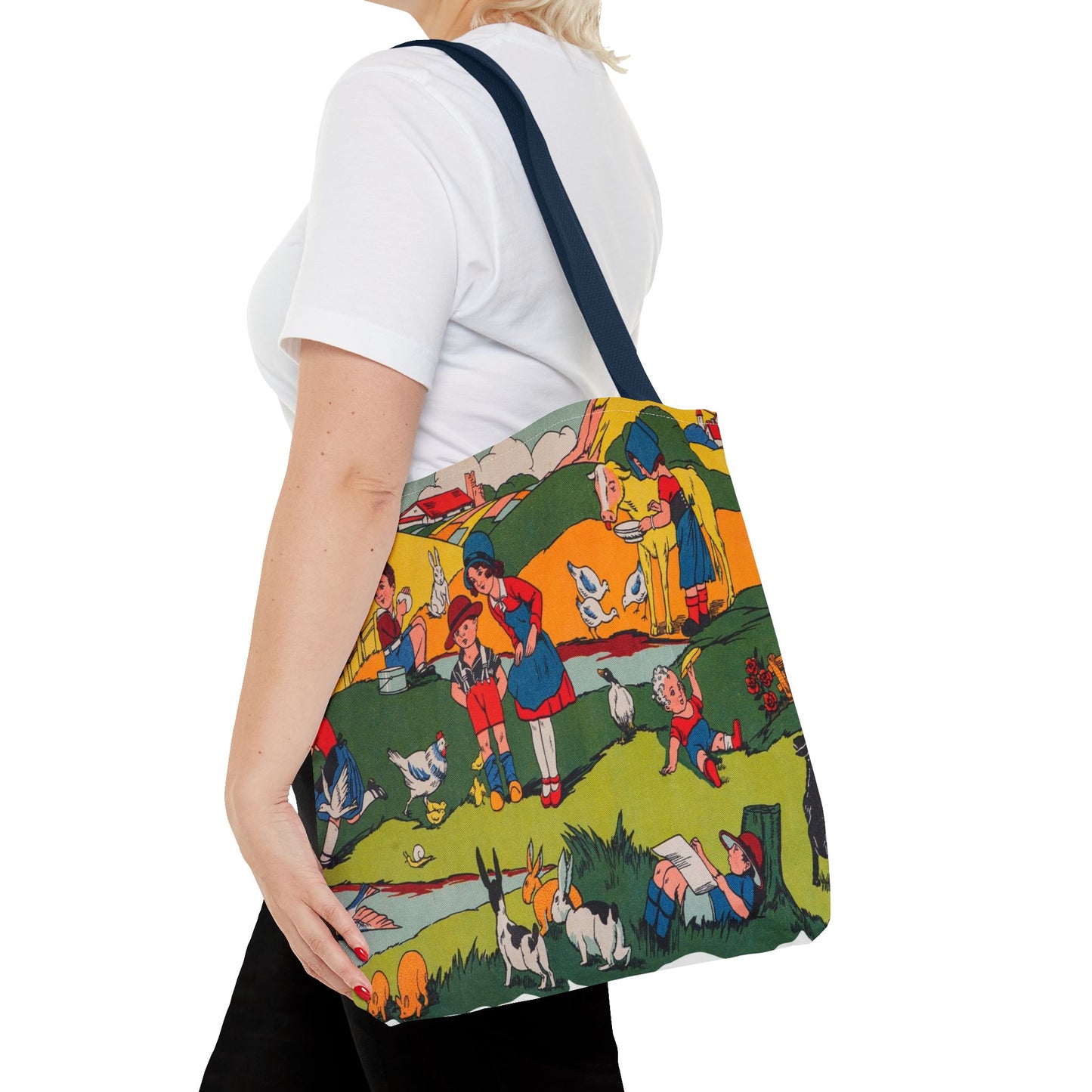 Art Deco Farm Tote Bag