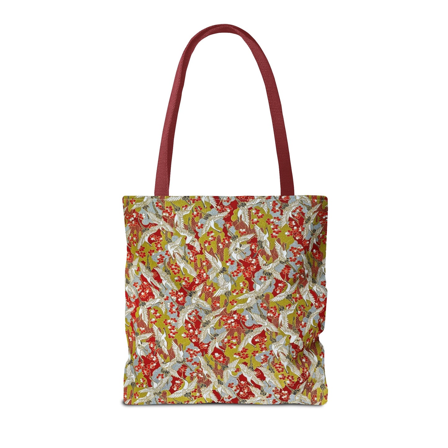 Birds Tote Bag Silver Gold
