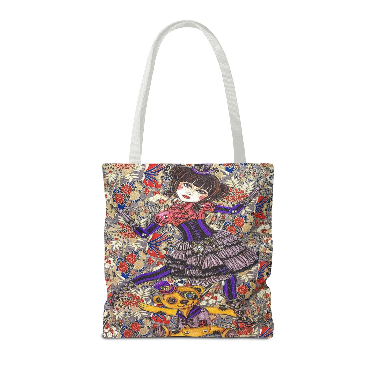 Gothic Steampunk Anime Doll Tote Bag 2