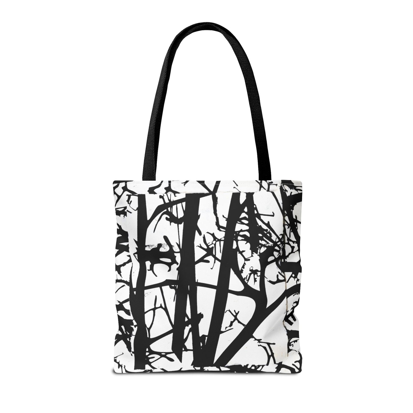 Black Trees Tote Bag