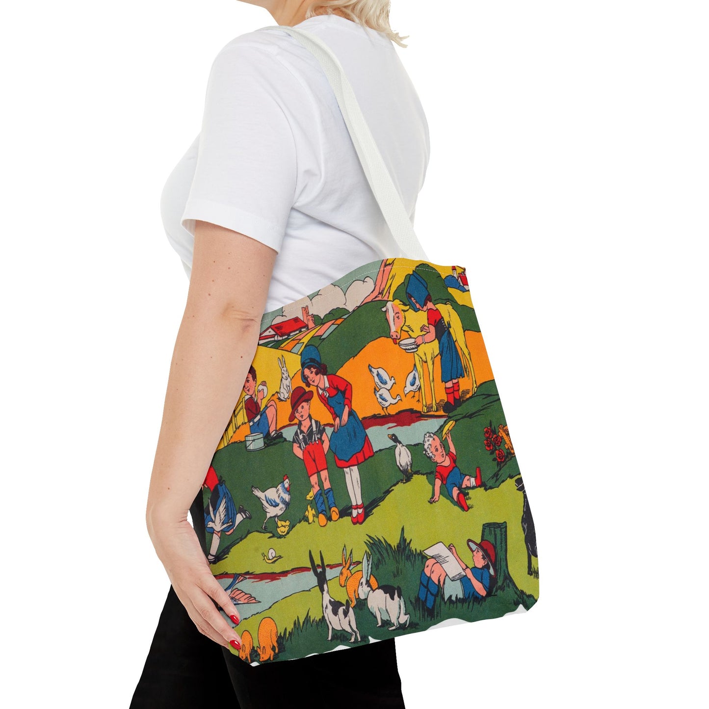 Art Deco Farm Tote Bag