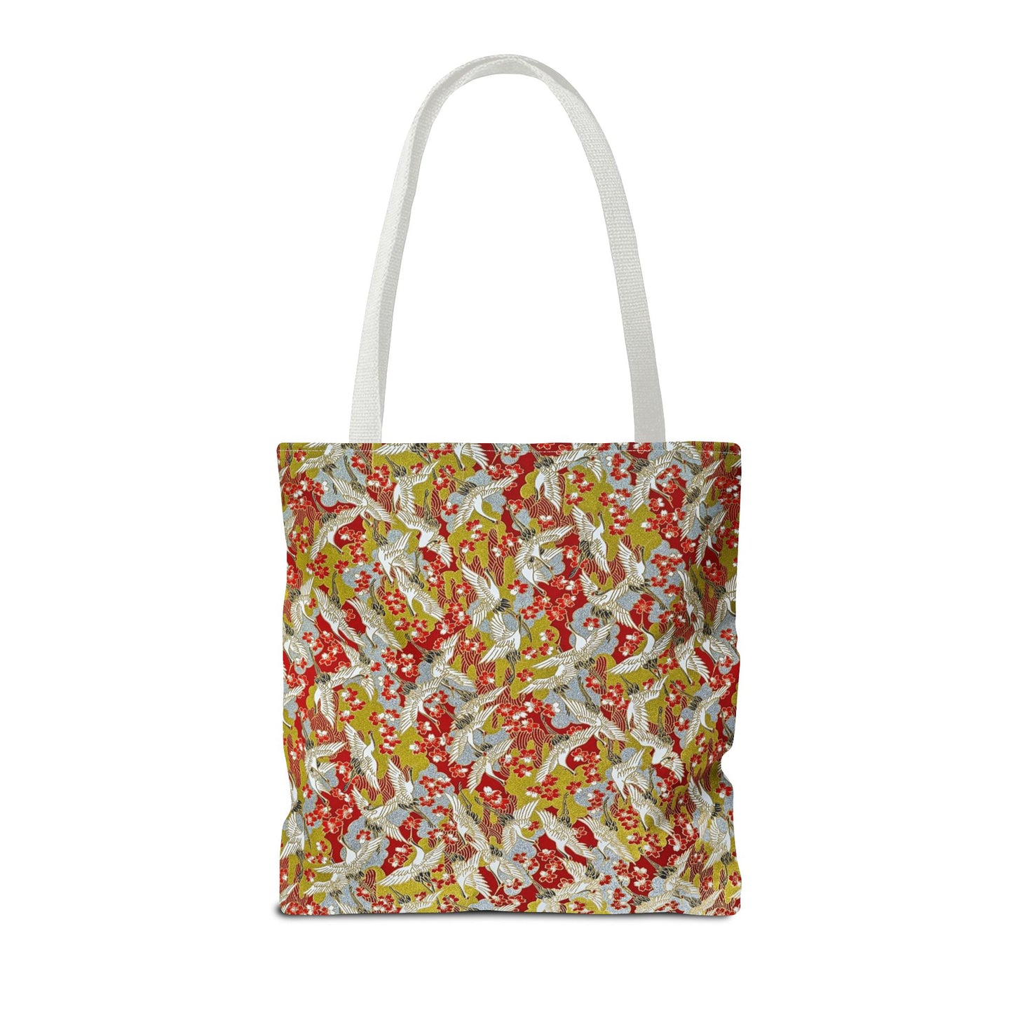 Birds Tote Bag Silver Gold