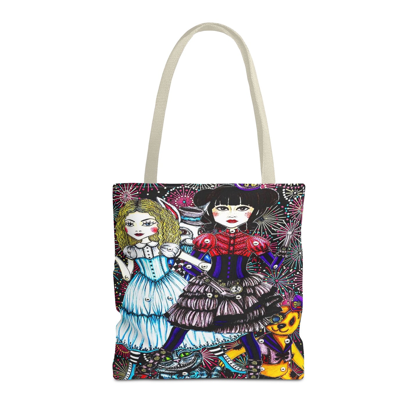 Gothic Steampunk Anime Doll Tote Bag 4