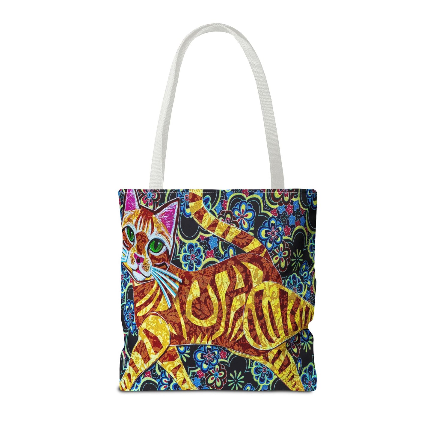 Cats Tote Bag Japanese Florals