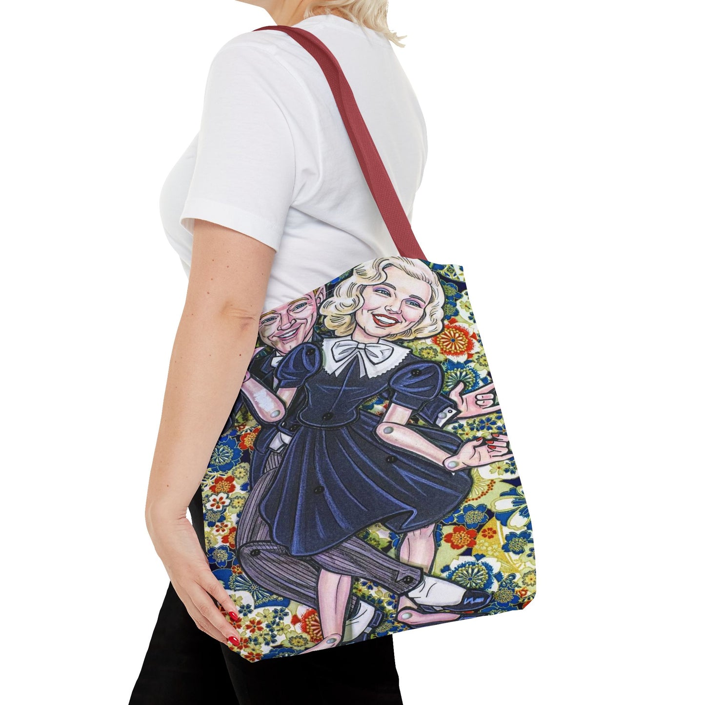 Fred Astaire Ginger Rodgers Dancing Stars Tote Bag 3