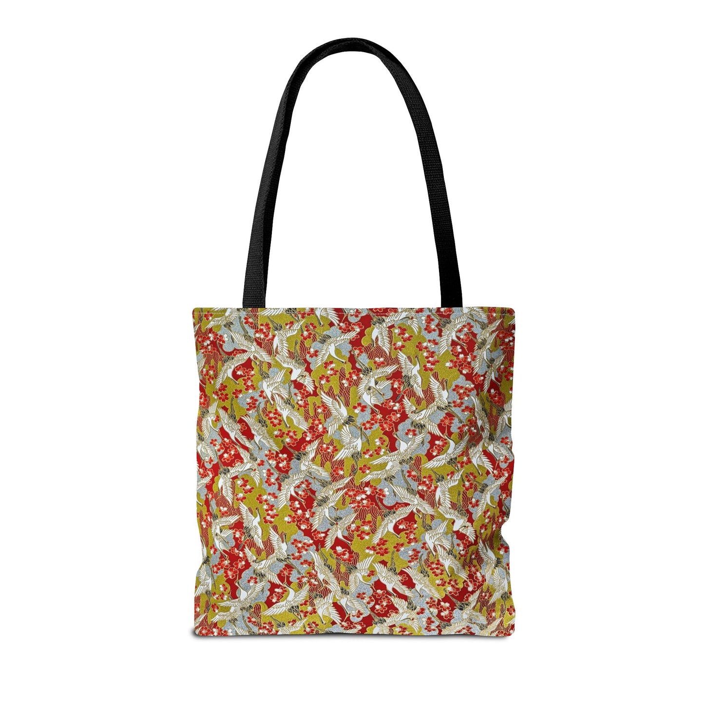 Birds Tote Bag Silver Gold