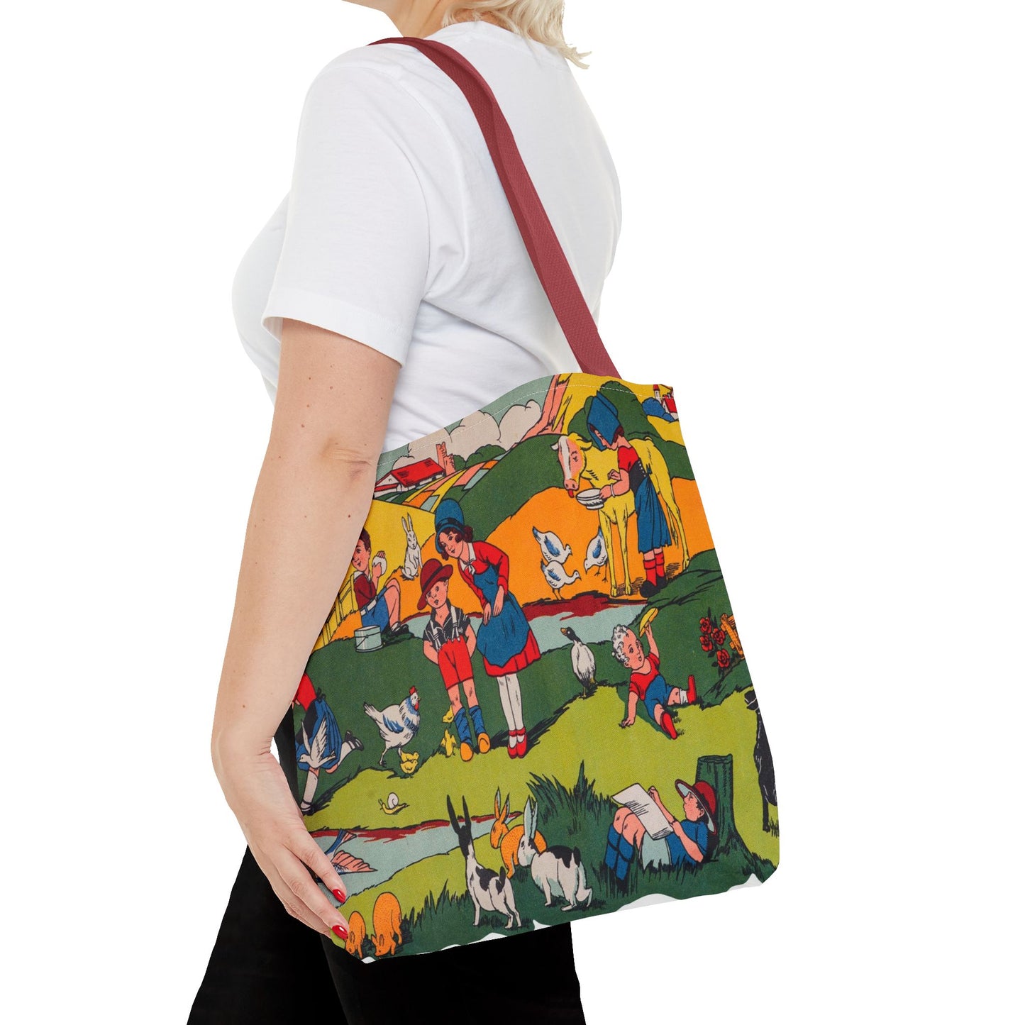 Art Deco Farm Tote Bag