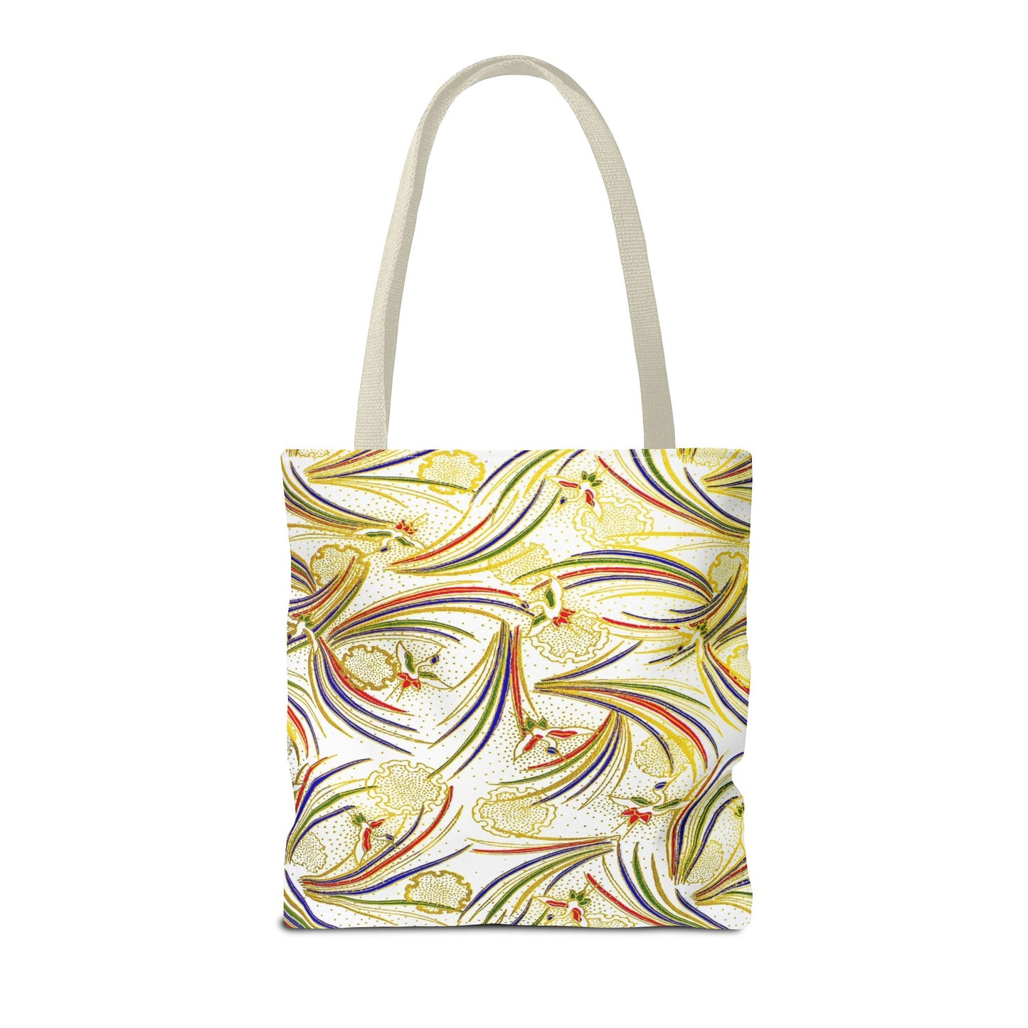 Tsuru Yukiwa Cranes Tote Bag / Yellow