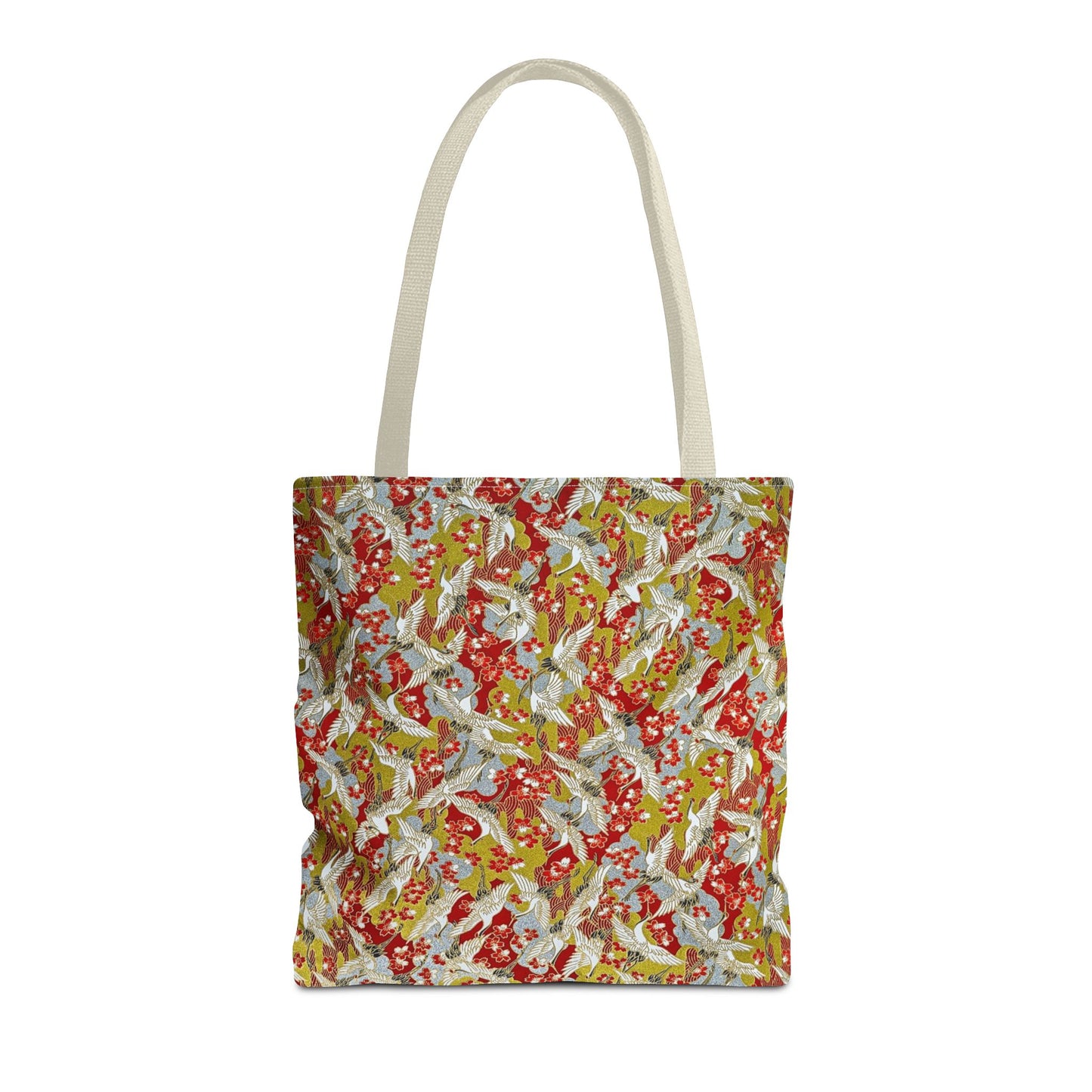 Birds Tote Bag Silver Gold