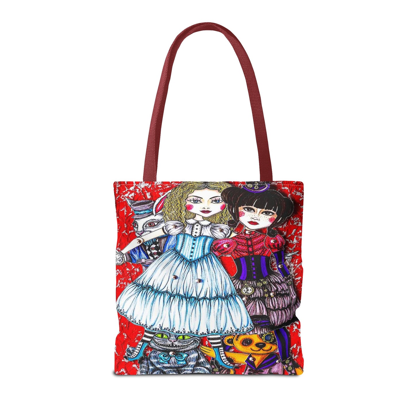 Gothic Steampunk Anime Doll Tote Bag 4