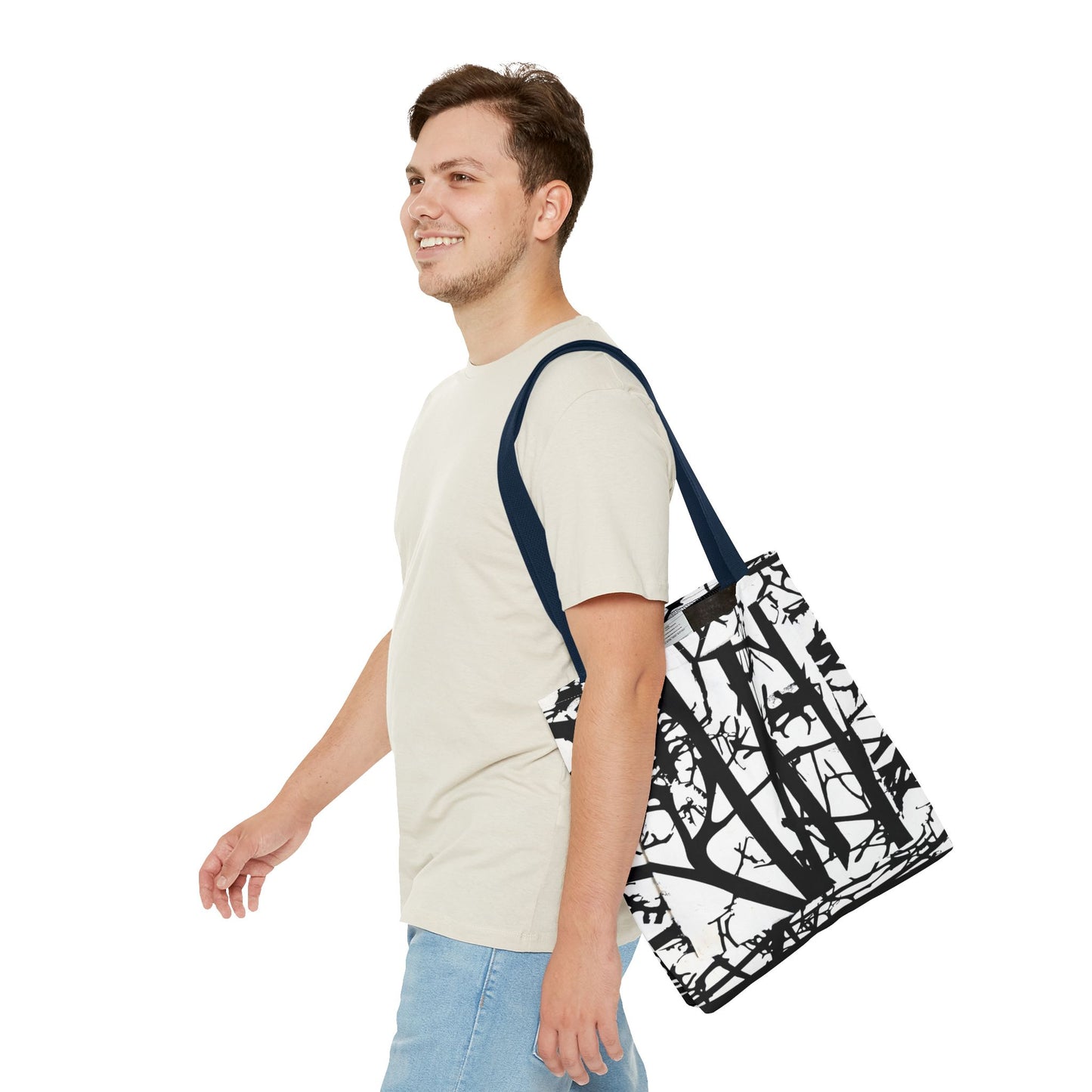 Black Trees Tote Bag