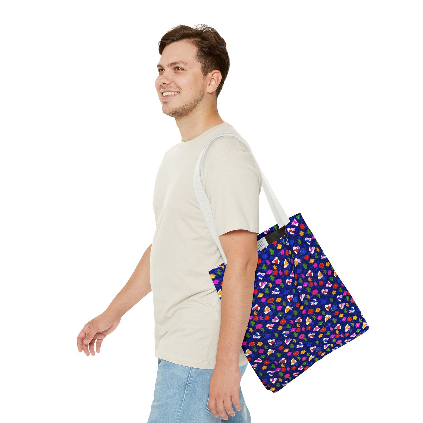 Candy Colors Rabbits Tote Bag