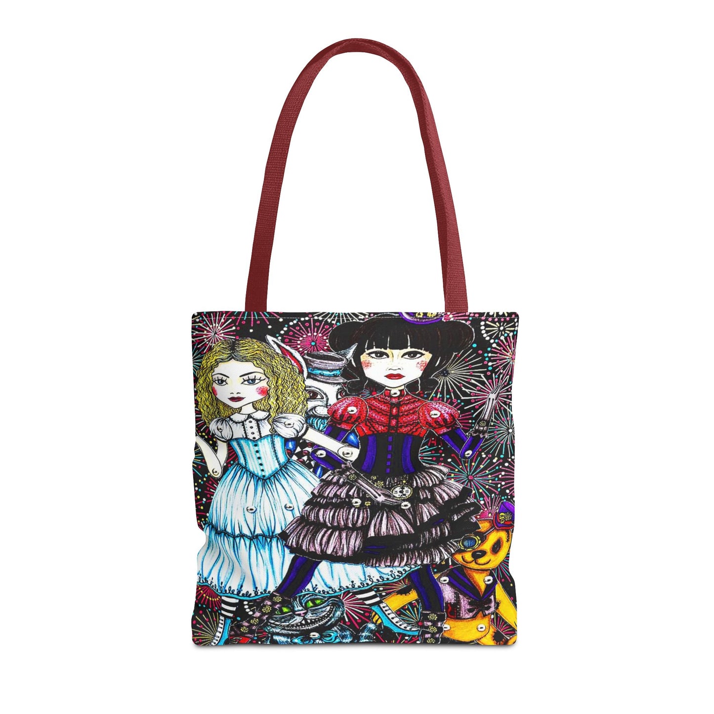Gothic Steampunk Anime Doll Tote Bag 4