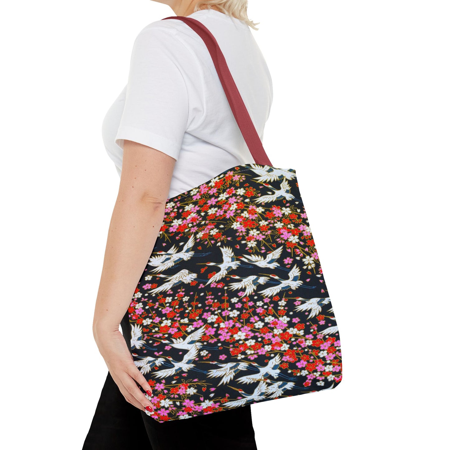 Birds Wisteria Tote Bag