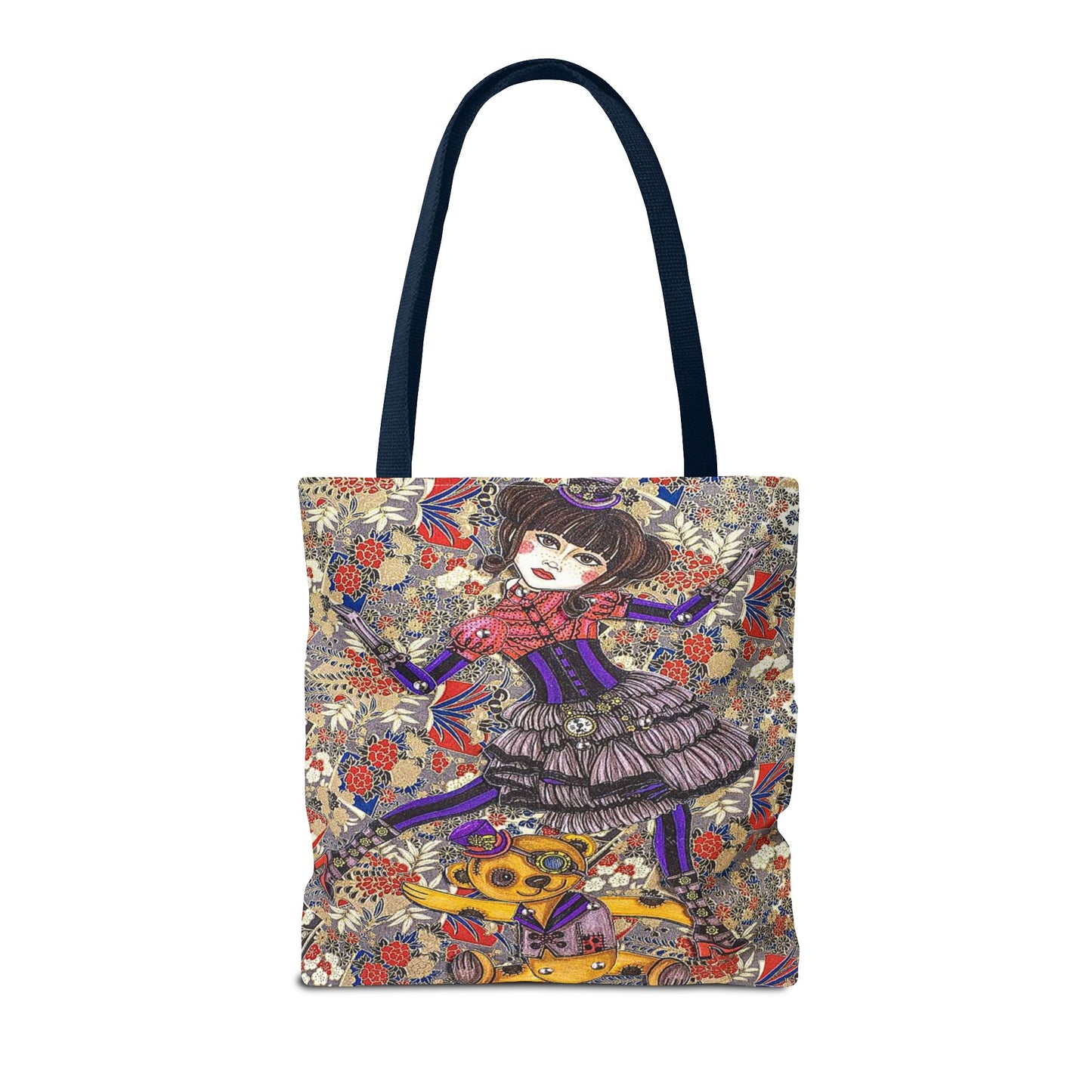 Gothic Steampunk Anime Doll Tote Bag 2