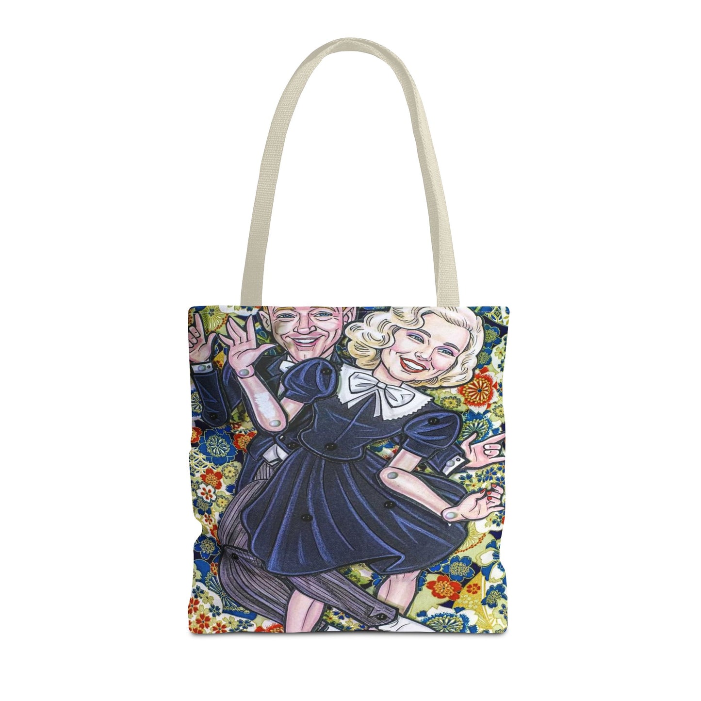 Fred Astaire Ginger Rodgers Dancing Stars Tote Bag 3