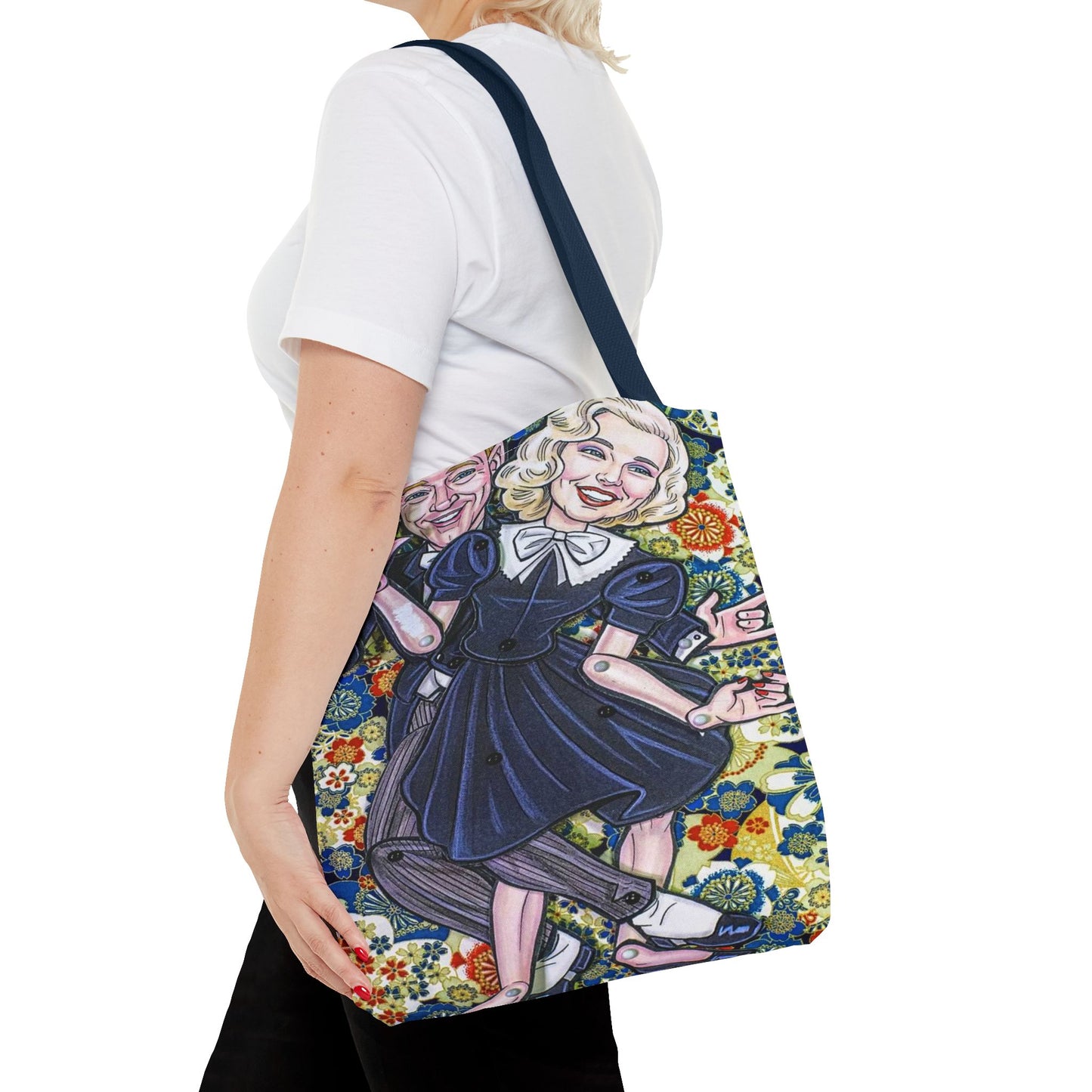 Fred Astaire Ginger Rodgers Dancing Stars Tote Bag 3