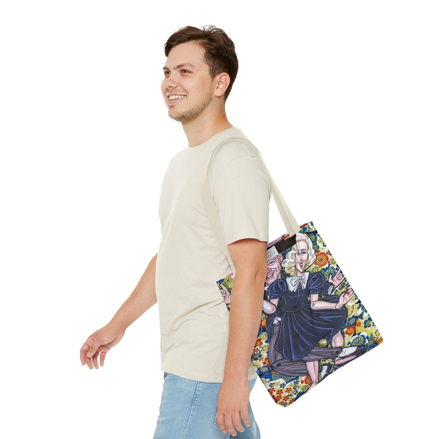 Fred Astaire Ginger Rodgers Dancing Stars Tote Bag 3