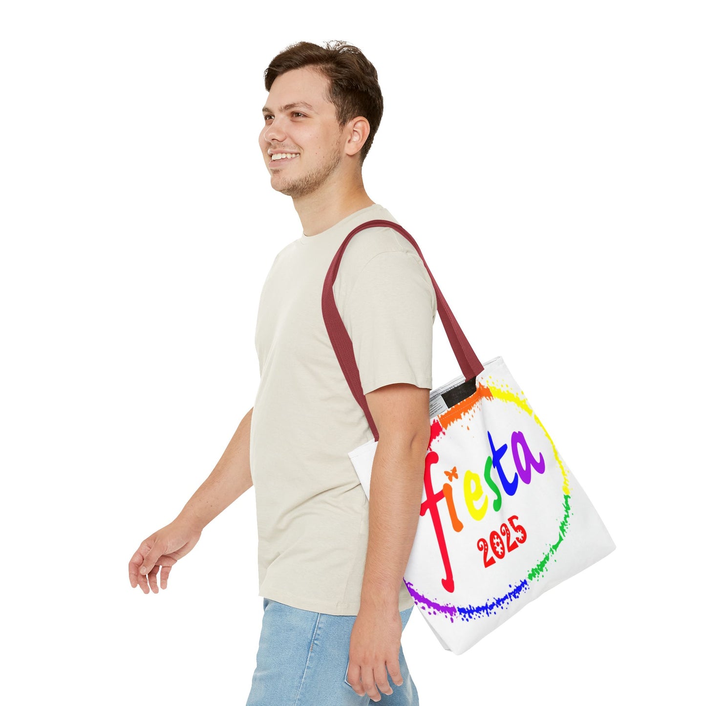 Fiesta 2025 Pride Tote Bag 16"x16"