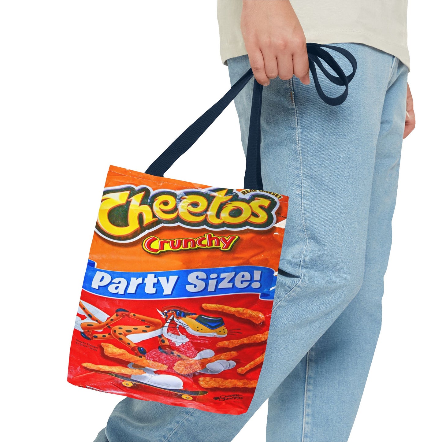 Cheetos Crunchy Party Size Tote Bag 13' X 13"
