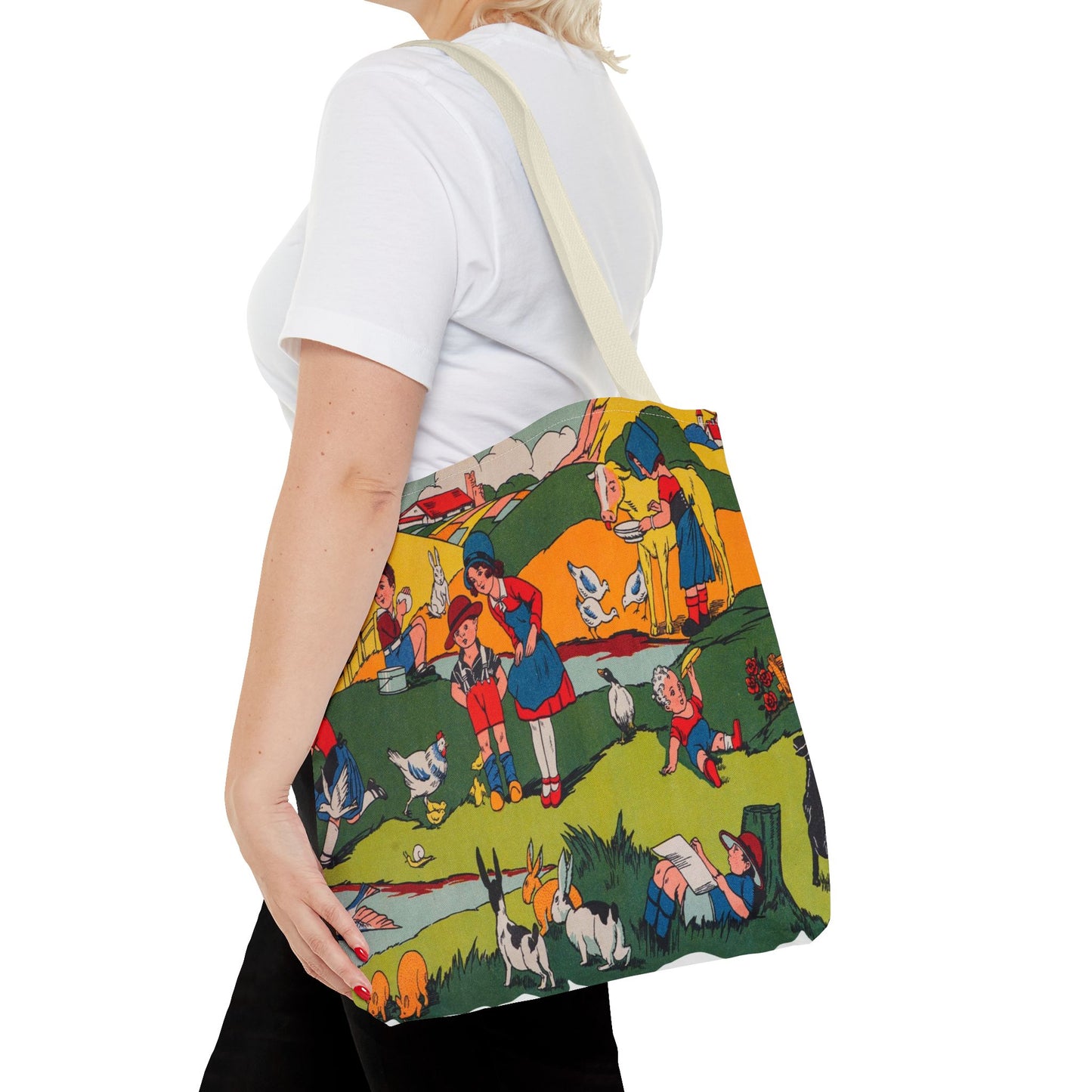 Art Deco Farm Tote Bag