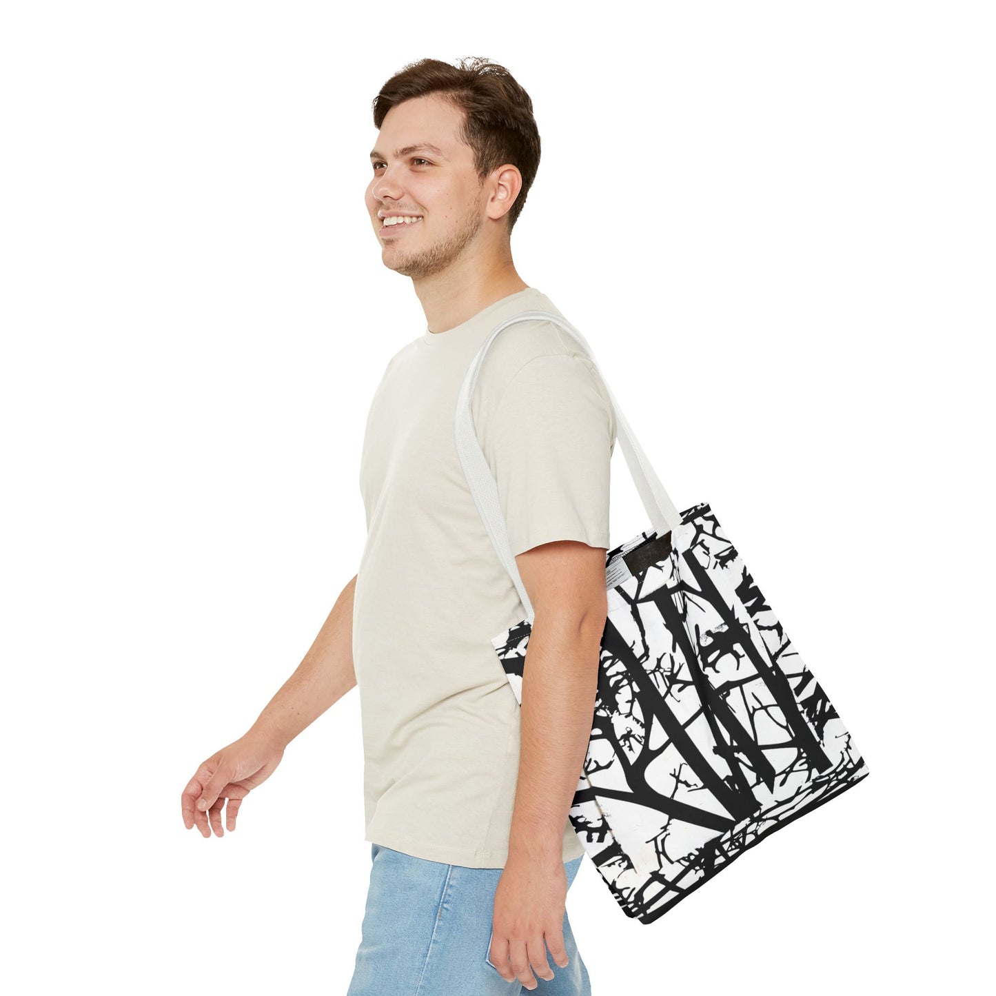 Black Trees Tote Bag
