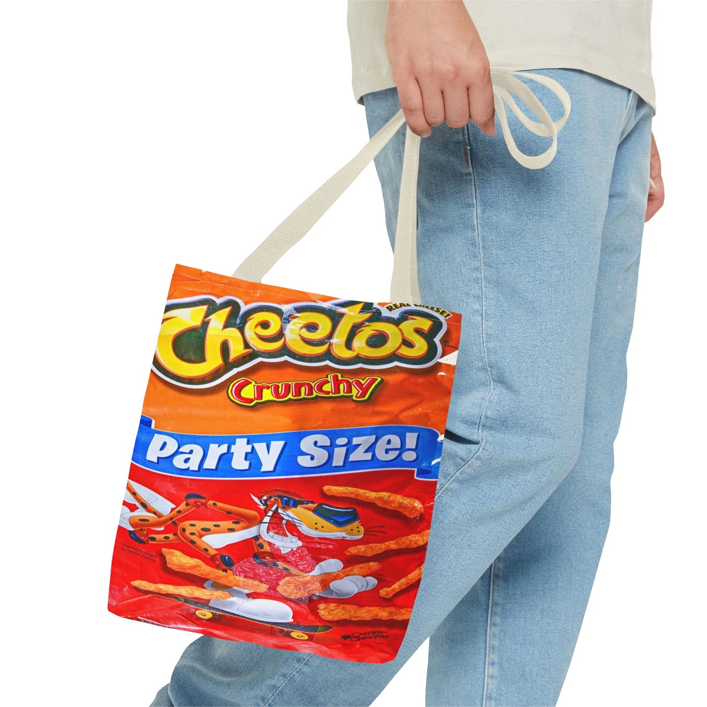 Cheetos Crunchy Party Size Tote Bag 13' X 13"