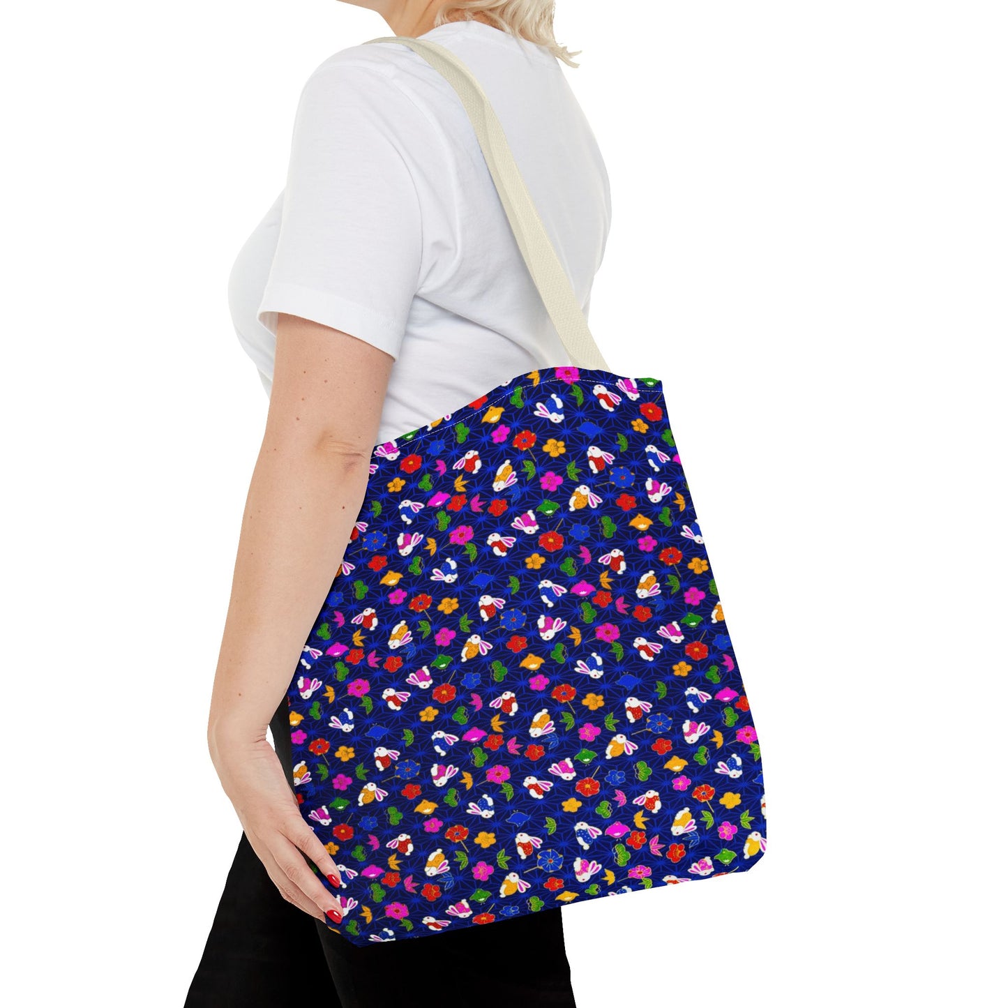 Candy Colors Rabbits Tote Bag