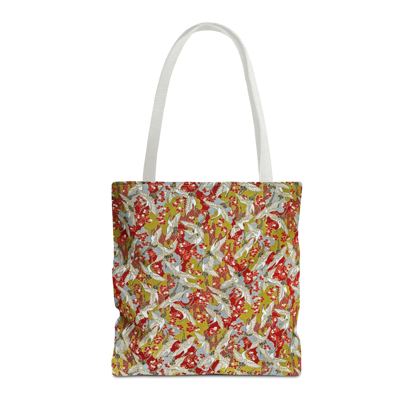Birds Tote Bag Silver Gold