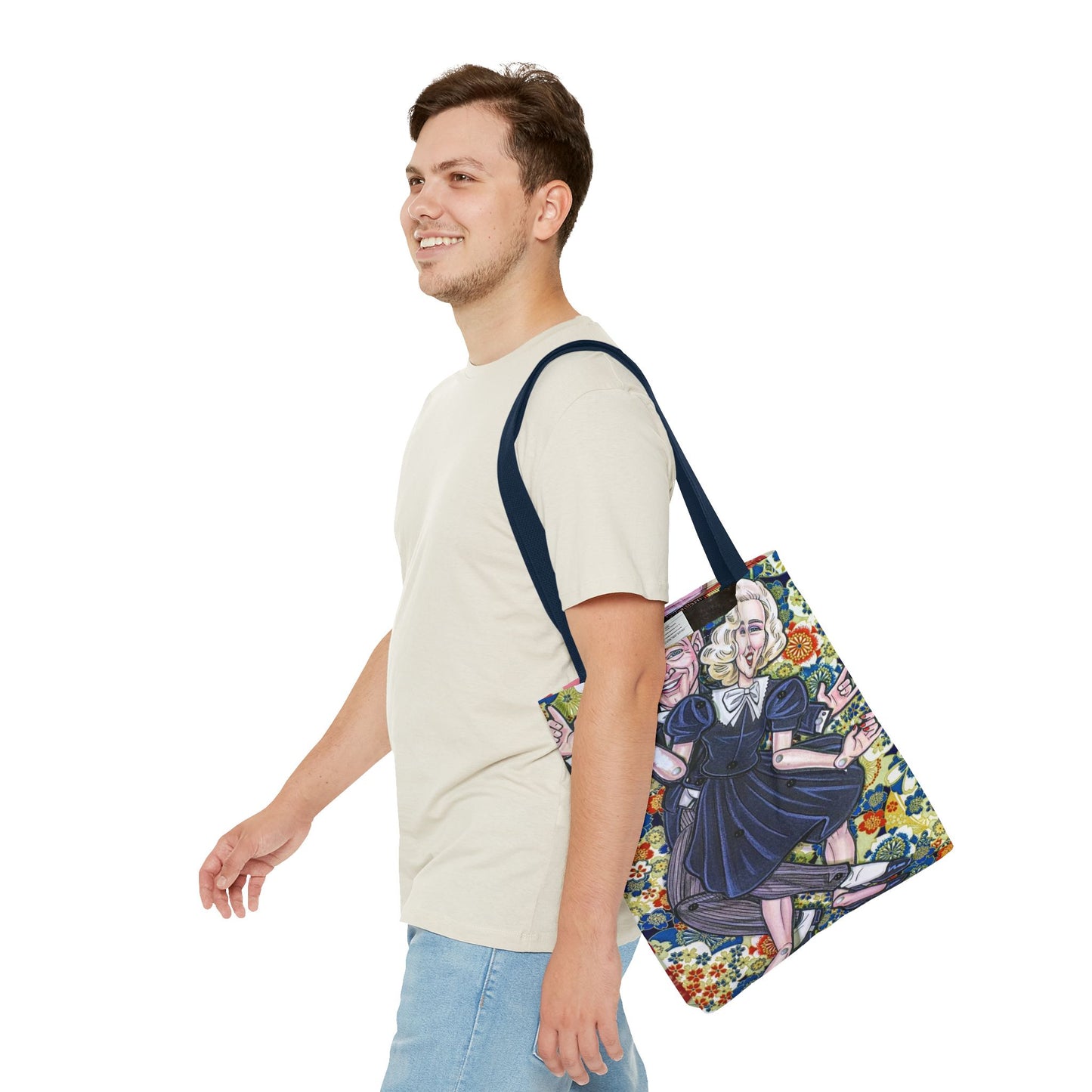 Fred Astaire Ginger Rodgers Dancing Stars Tote Bag 3