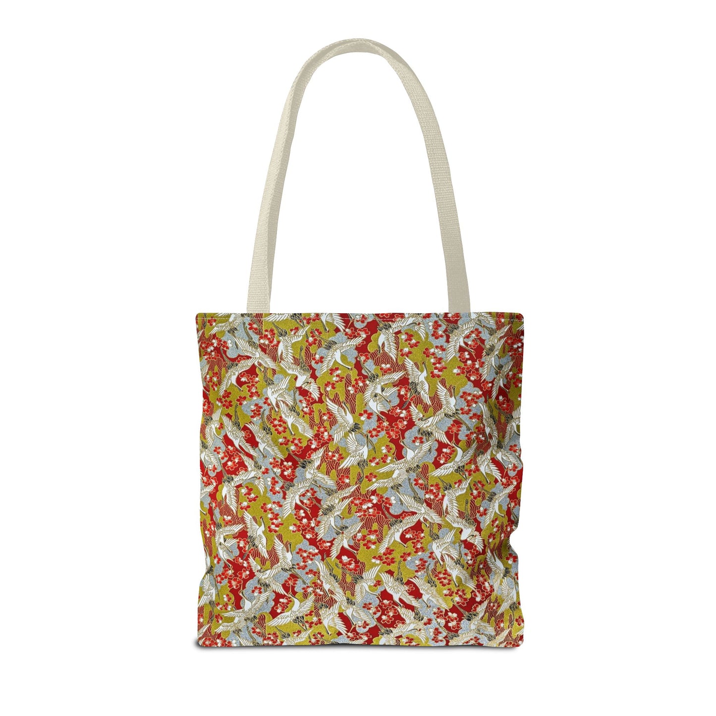 Birds Tote Bag Silver Gold