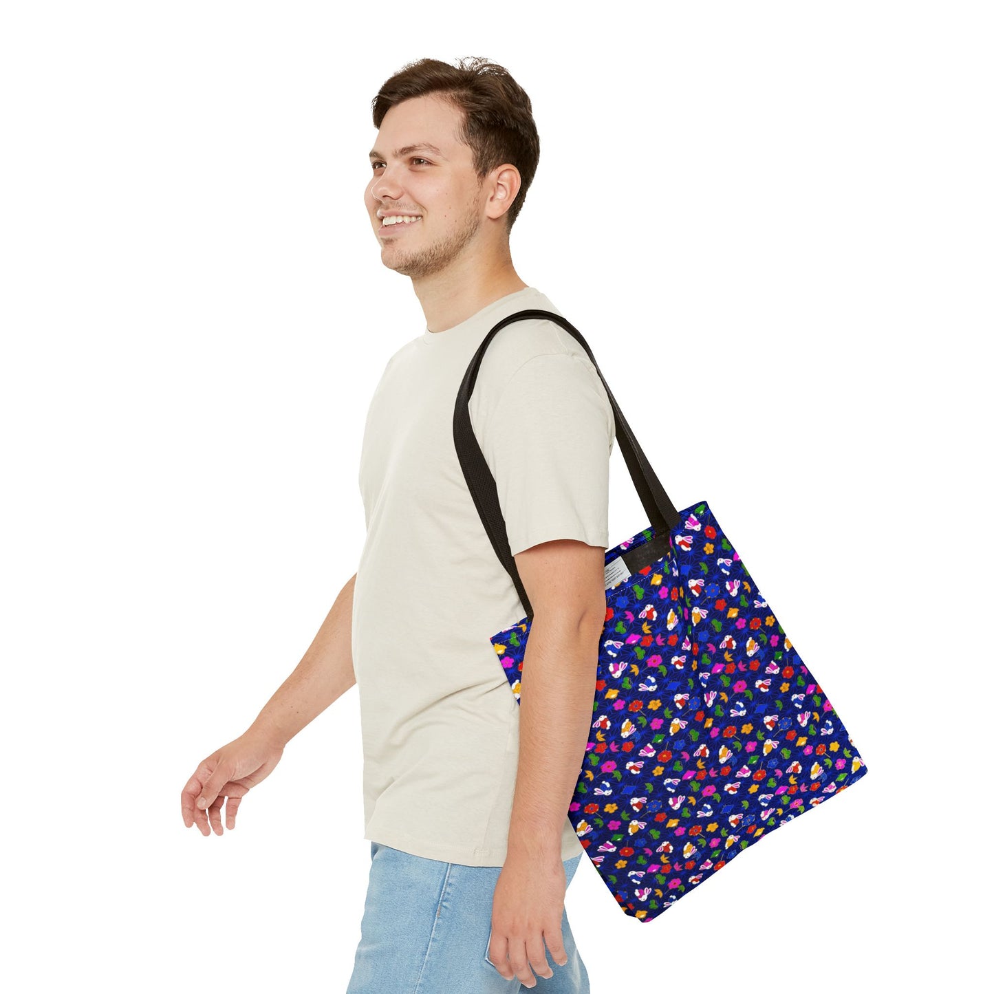 Candy Colors Rabbits Tote Bag