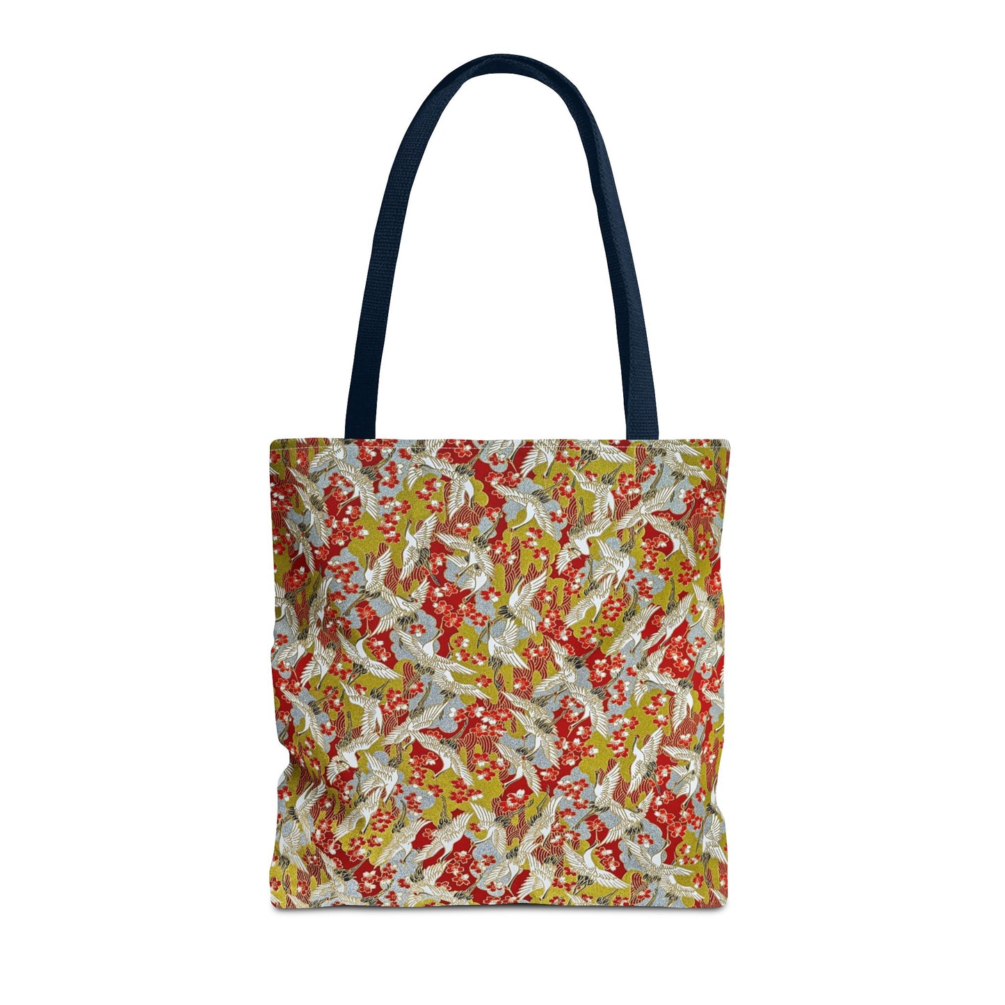 Birds Tote Bag Silver Gold