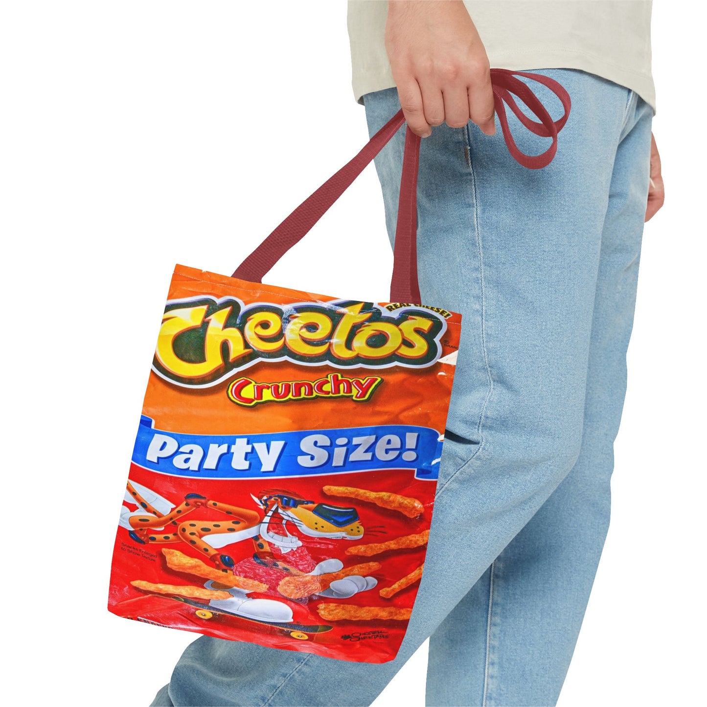 Cheetos Crunchy Party Size Tote Bag 13' X 13"