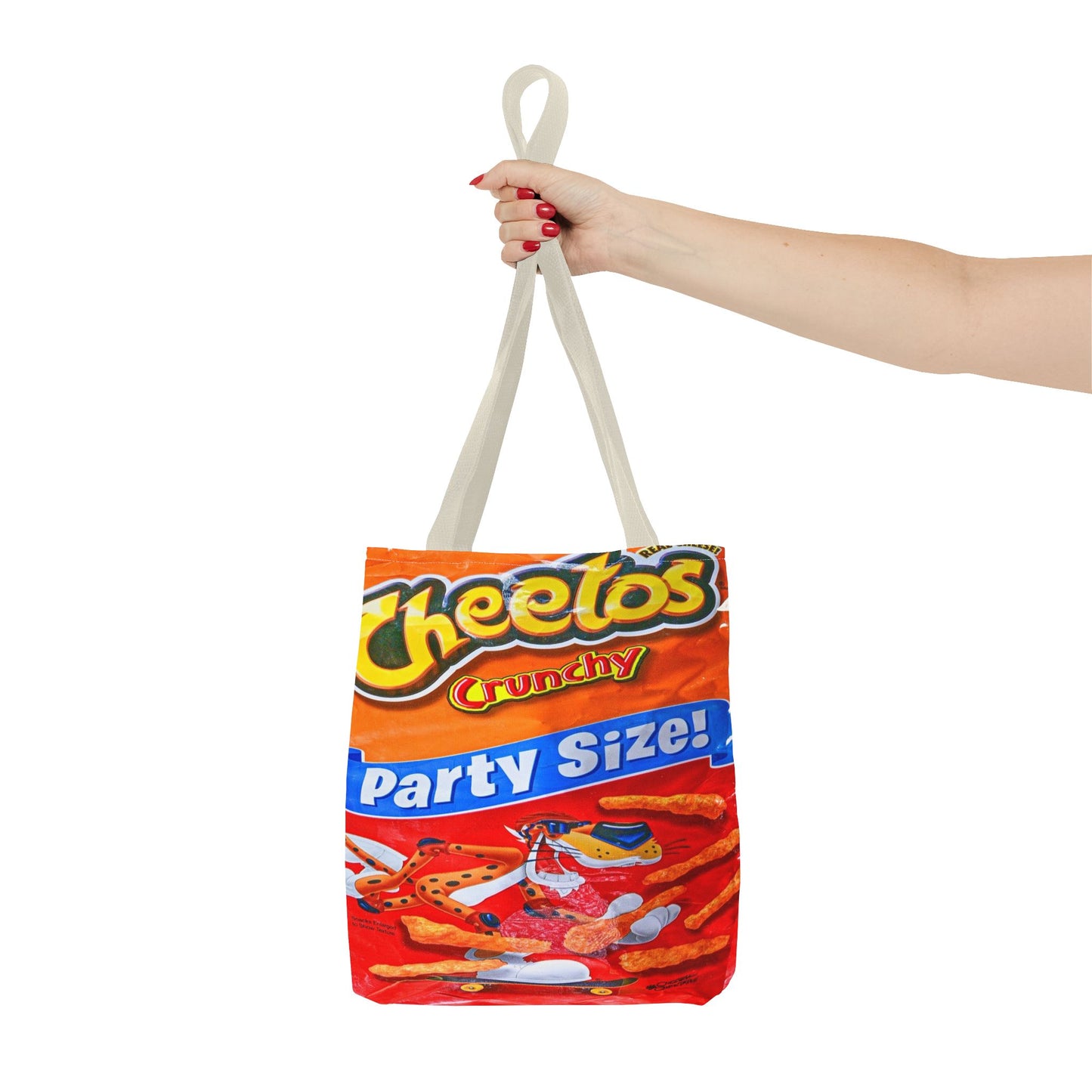 Cheetos Crunchy Party Size Tote Bag 13' X 13"