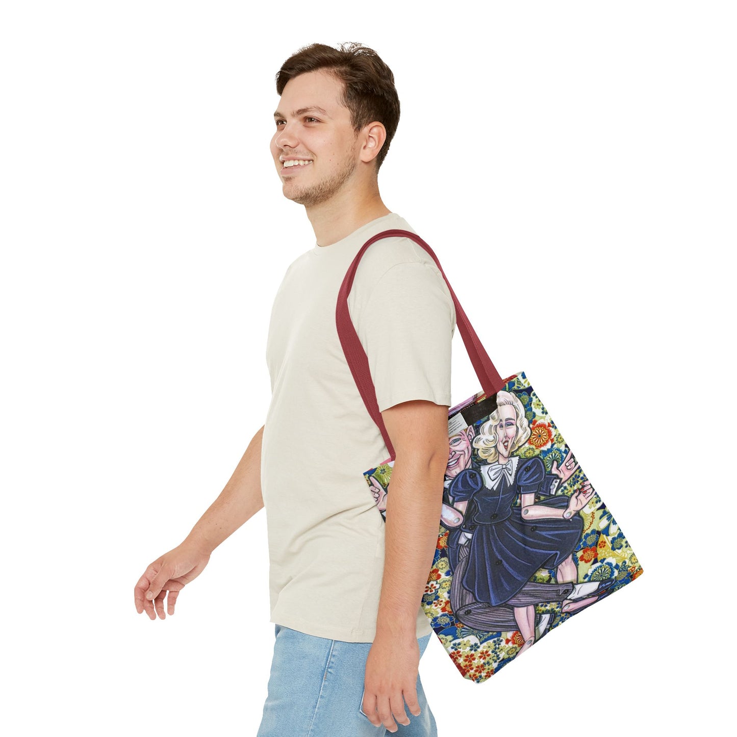 Fred Astaire Ginger Rodgers Dancing Stars Tote Bag 3