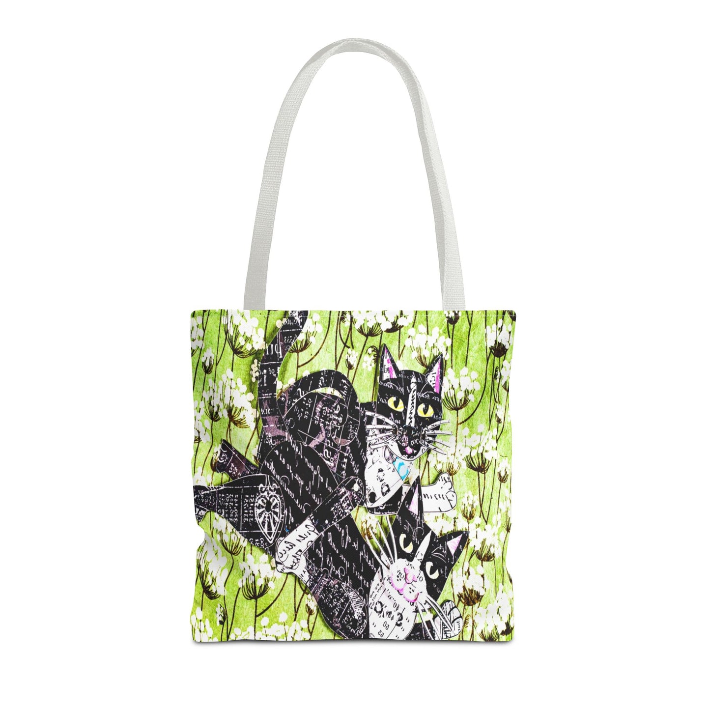 Cats Flying Tote Bag