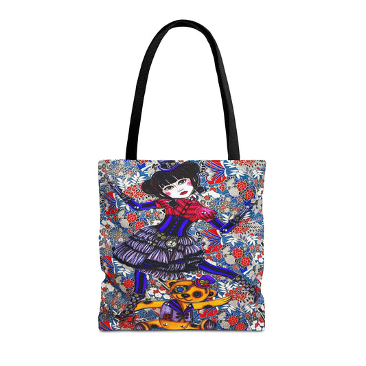 Gothic Steampunk Anime Doll Tote Bag 1