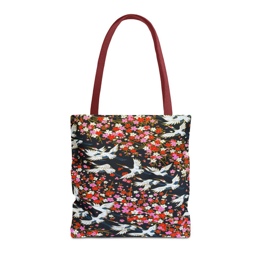 Birds Wisteria Tote Bag