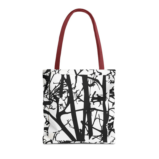 Black Trees  Tote Bag