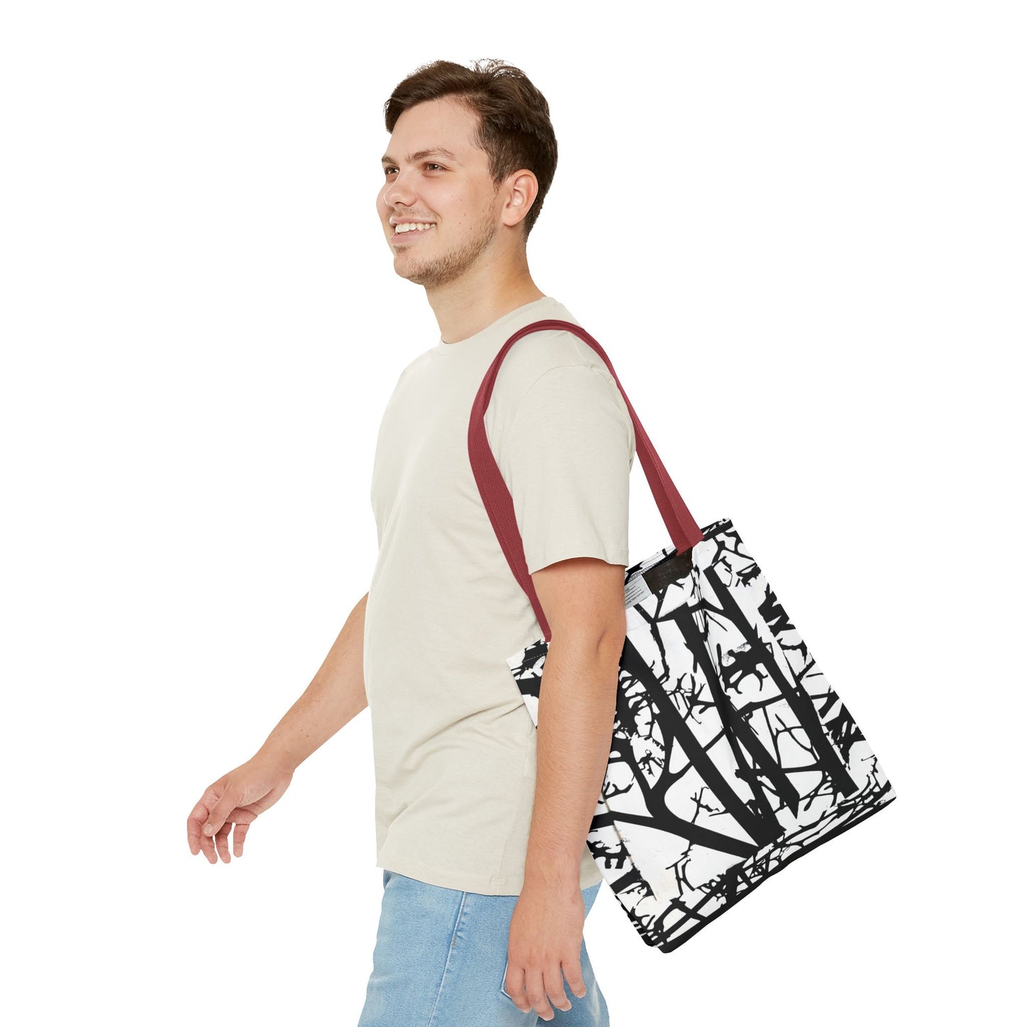 Black Trees  Tote Bag