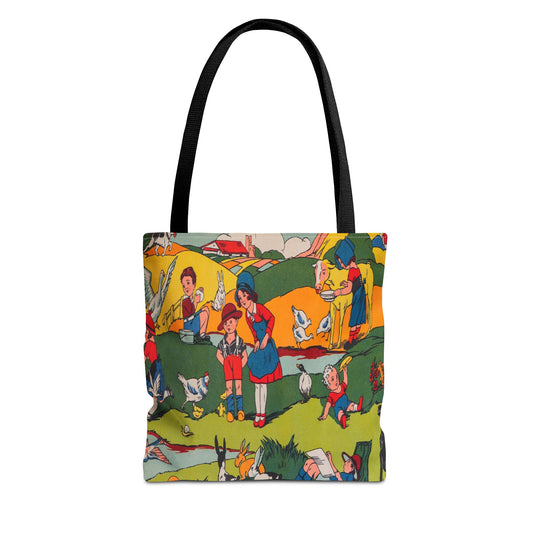 Art Deco Farm Tote Bag