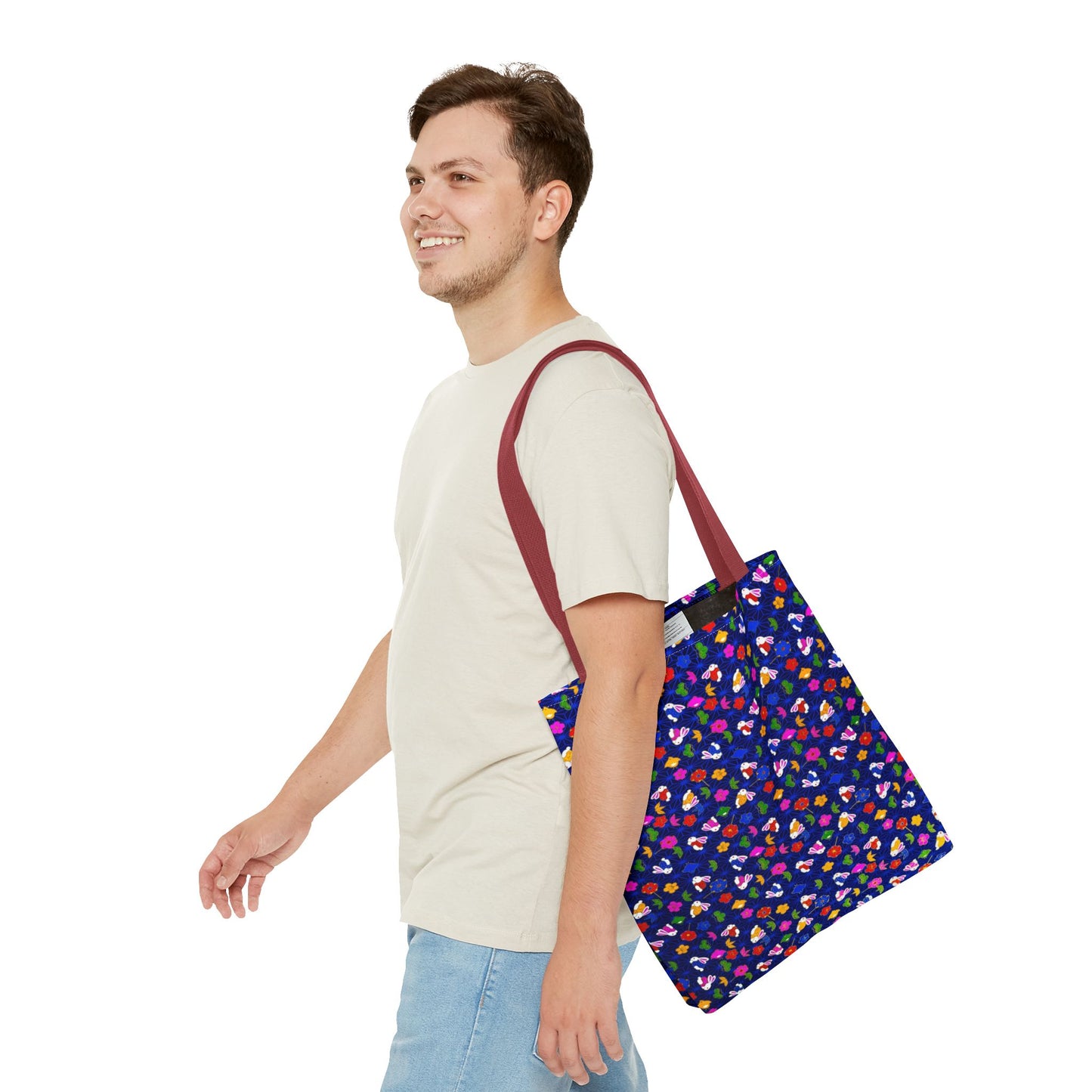 Candy Colors Rabbits Tote Bag