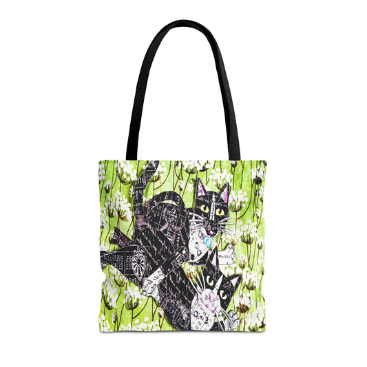 Cats Flying Tote Bag