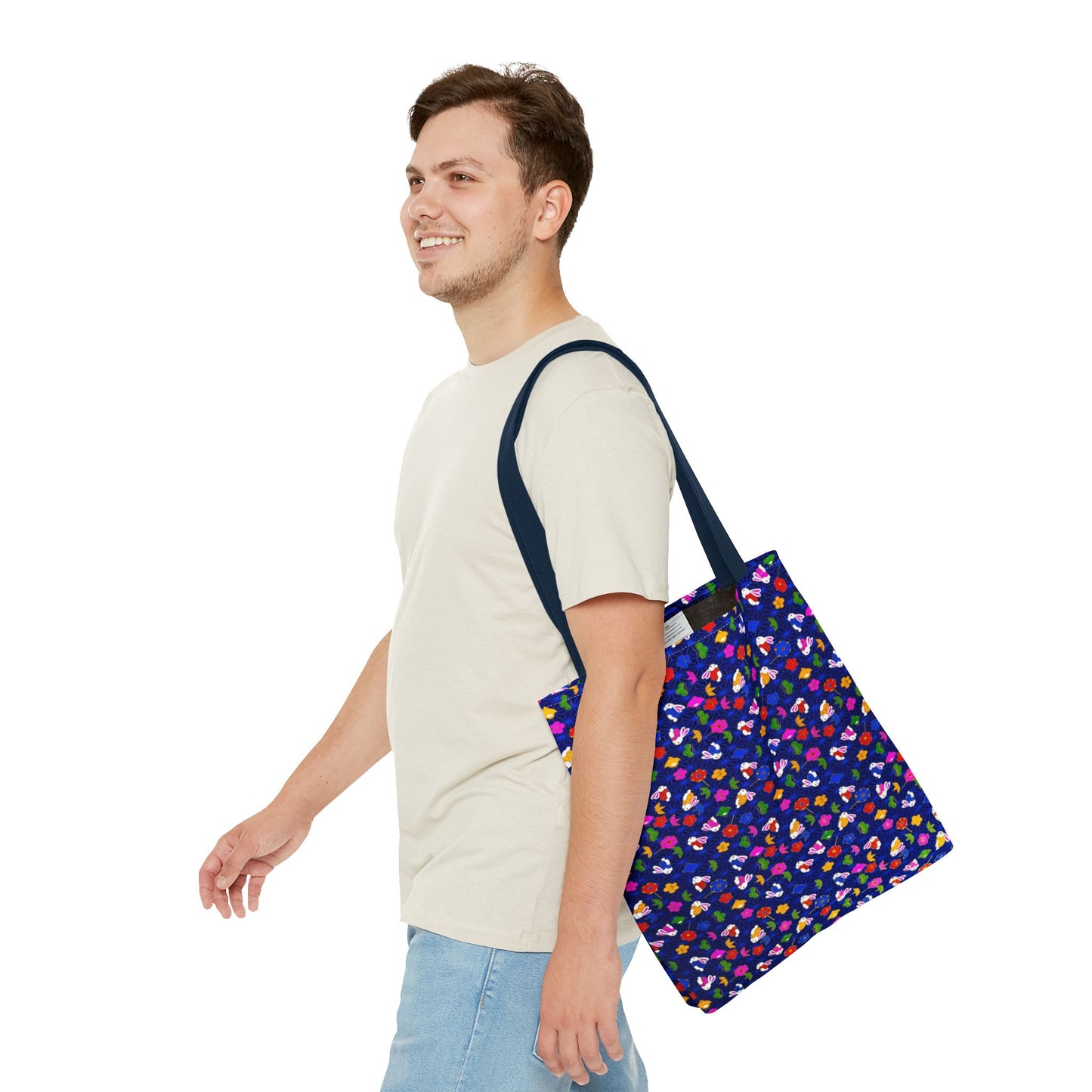 Candy Colors Rabbits Tote Bag