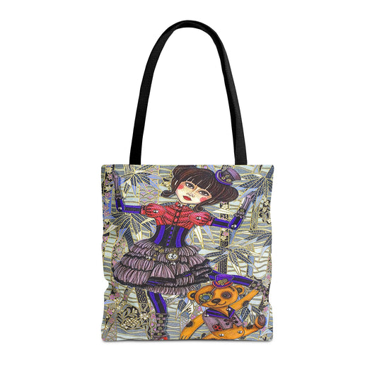 Gothic Steampunk Anime Doll Tote Bag 2