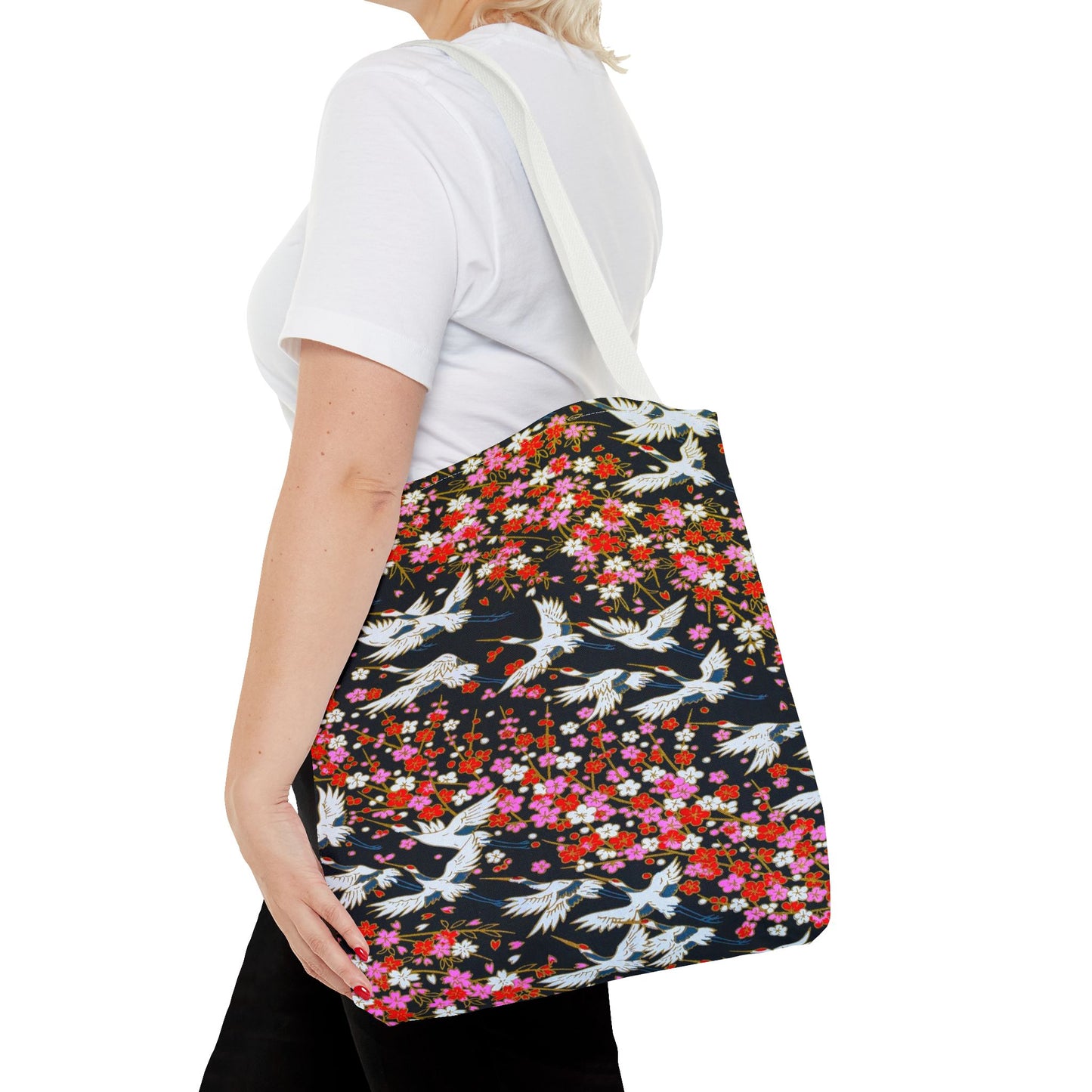 Birds Wisteria Tote Bag